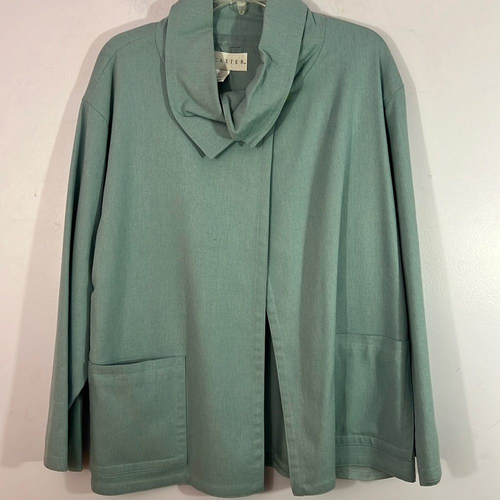Don caster rayon/wool blend lined jacket, L